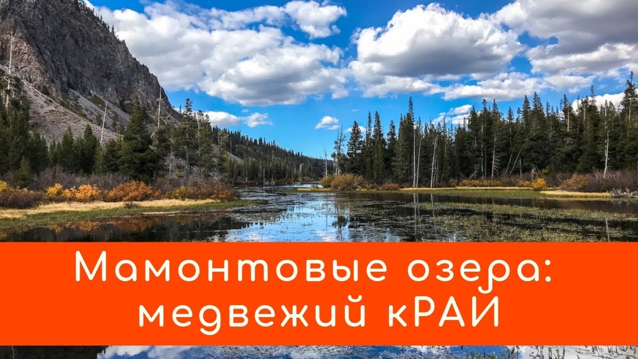 Mammoth Lakes: райские озера, разломы после землетрясений, медведи Mammoth Lakes: райские озера, разломы после землетрясений, медведи